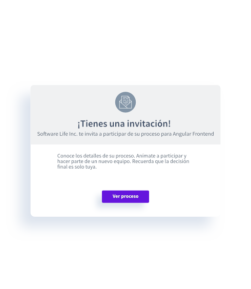 Recibe invitación de las empresas.